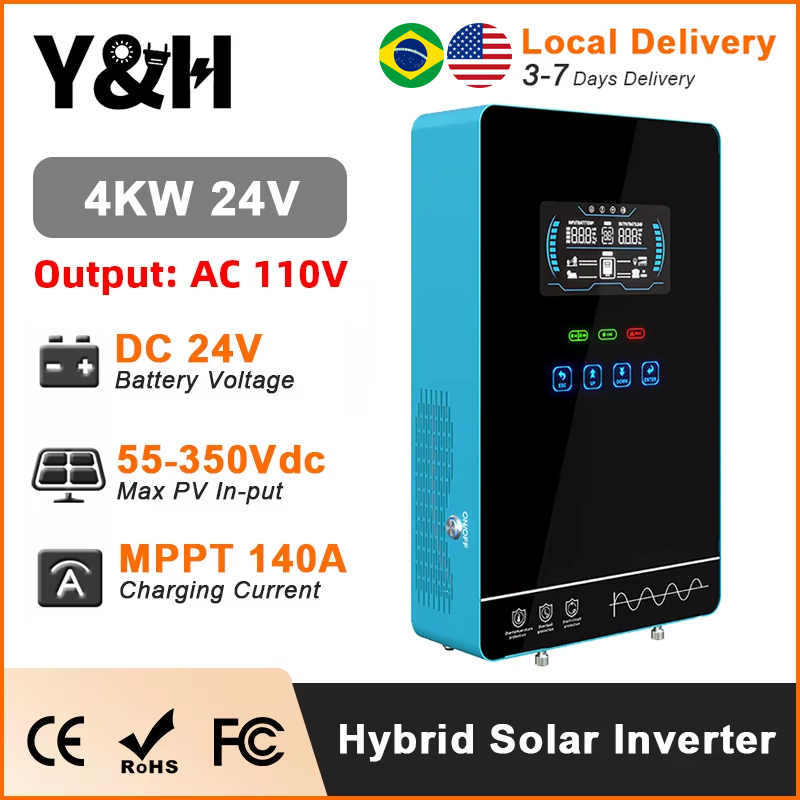 Drone Solar Charger - Y&H 4KW Inverter solare ibrido 24V