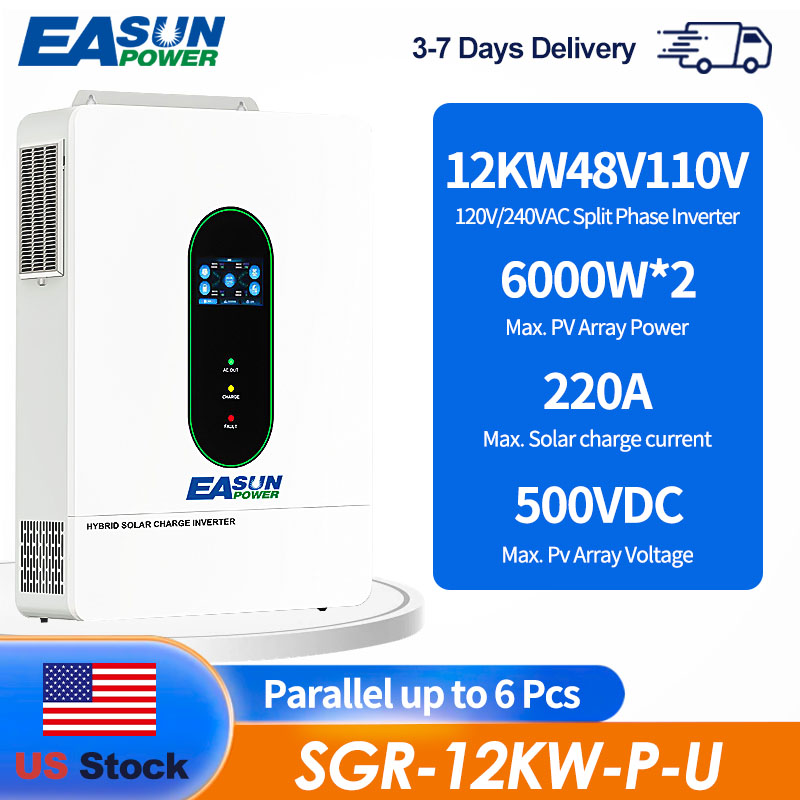 Drone Solar Charger - EASUN US 12KW 12000W Inverter Solare