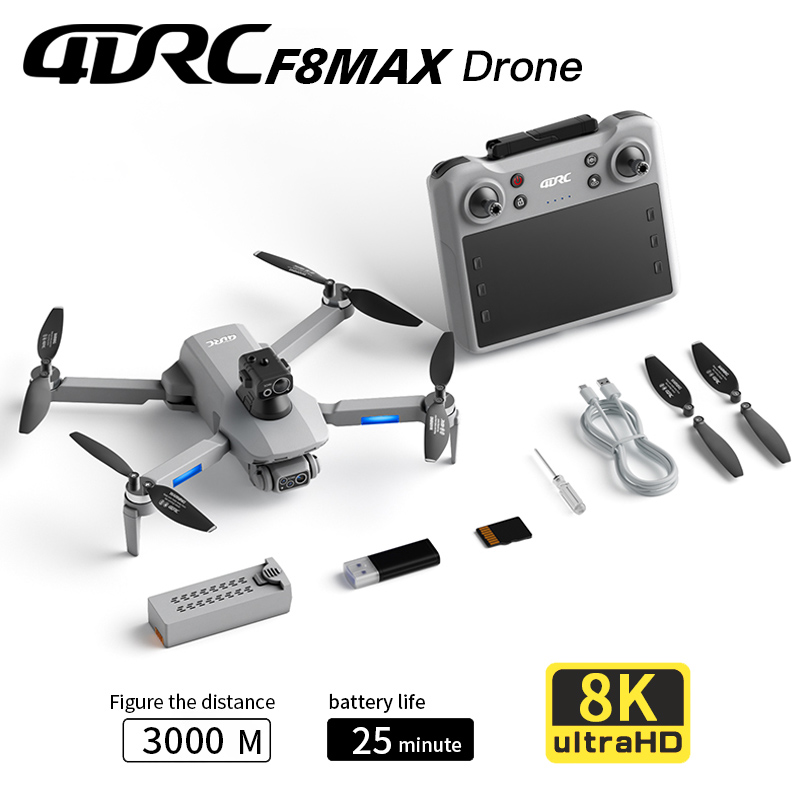 F8 MAX GPS Drone Professionale - Drone Controller Screen recensione e prezzo