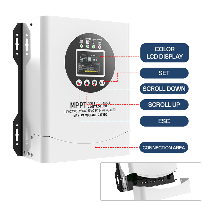MPPT 60A 120A Regolatore di ca - Drone Solar Charger recensione e prezzo